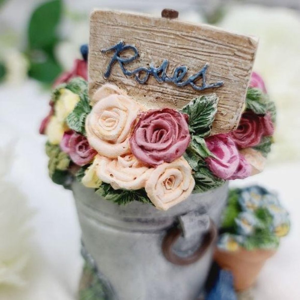 Flower Bucket Pencil Holder